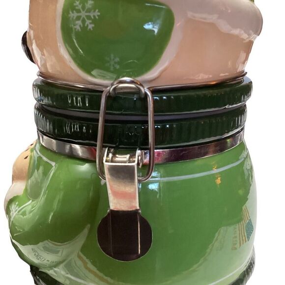 Vintage Conagra Brands Swiss Miss Hot Cocoa Ceramic Bear Christmas Canister - Picture 3 of 9